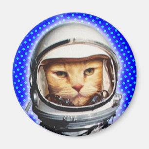 Astronaut Cat Magneet