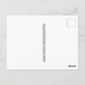 ASTRONAUT CAT-RUIMTEVAART BRIEFKAART (Achterkant)