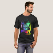 Astronaut Cat Space Cat voor mannen Kinder T-shirt (Voorkant volledig)