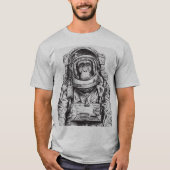 Astronaut chimp t-shirt (Voorkant)