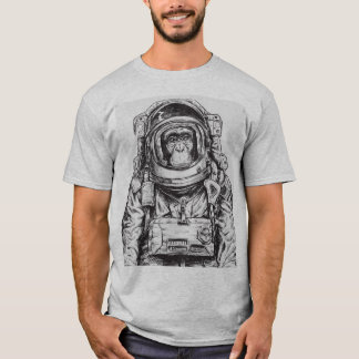 Astronaut chimp t-shirt