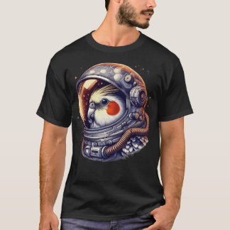 Astronaut Cockatiel T-shirt