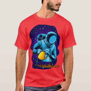 Astronaut Coffee Barista 1 T-shirt