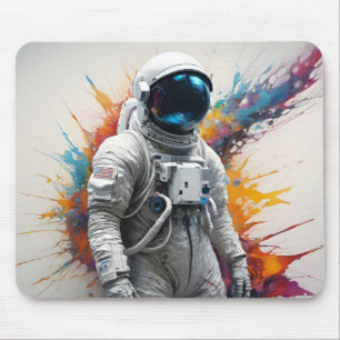 Astronaut Color Splash Mousepad Muismat
