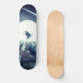Astronaut Comet Shower Run Skateboard (Voorkant)
