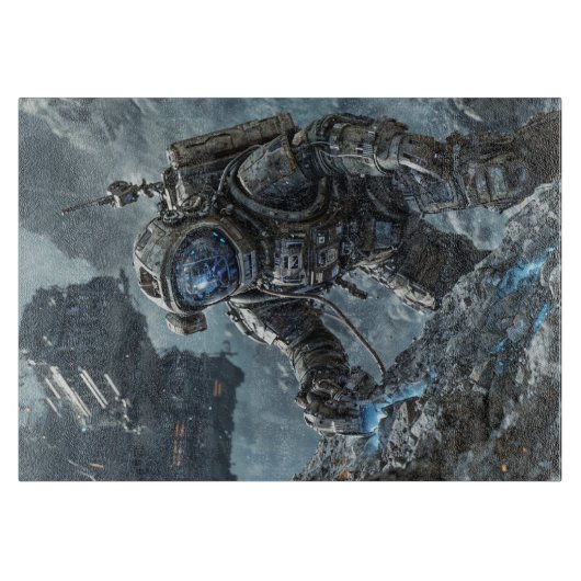 Astronaut Cutting Board Snijplank (Voorkant)