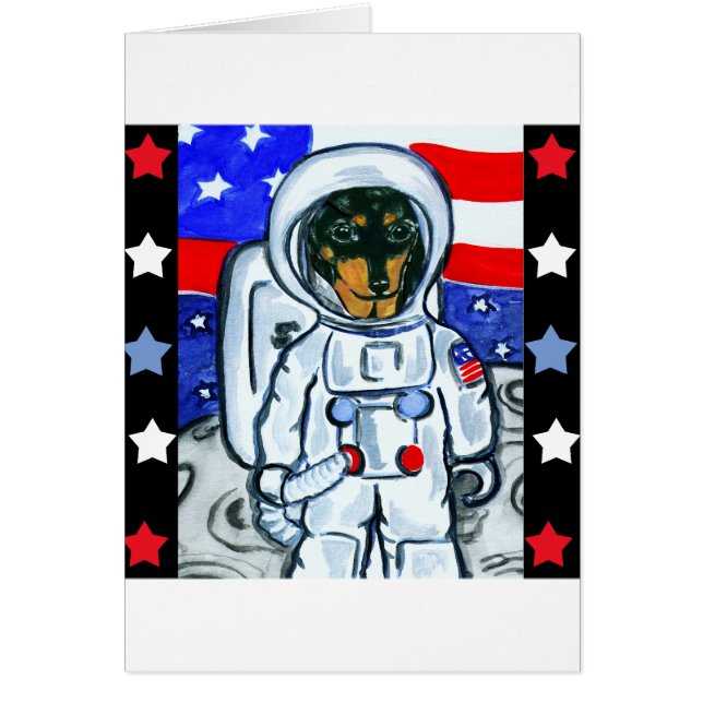 Astronaut dachshund (Voorkant)