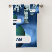 Astronaut dans l'espace Galaxie Thème (En situation)