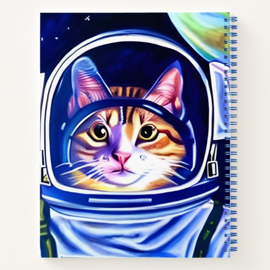 Astronaut de chat dans le Space Journal (Dos)