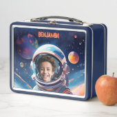 Astronaut Deep Space Sky Planets Photo Kids Gift  (In situ)