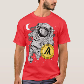 Astronaut die Algorand ALGO-munt aan de maan berei T-shirt