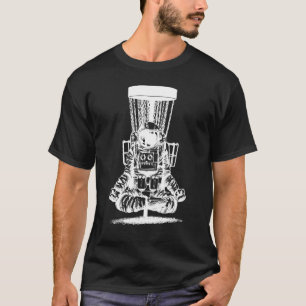 Astronaut Disc Golf yoga Mand T-shirt
