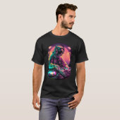 Astronaut DJ, DJing in Space, EDM cool Graphic T-shirt (Voorkant volledig)