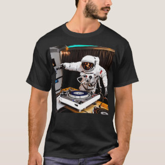 Astronaut DJ op Platenspeler T-shirt