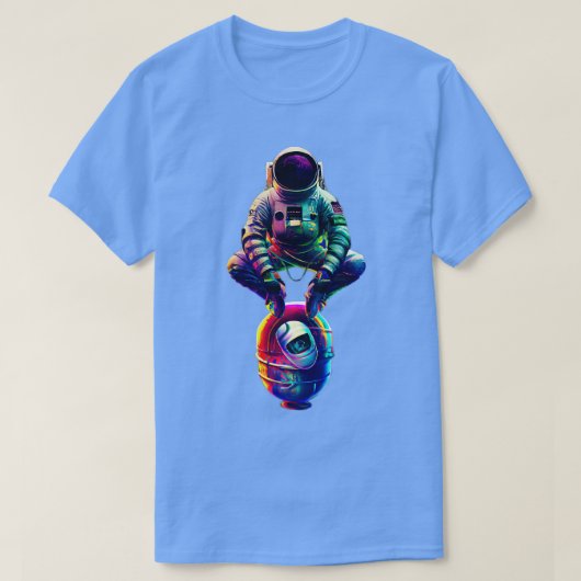 Astronaut Doing Squat Dance Astronaut Doing Russia T-shirt (Design voorkant)