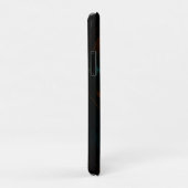 Astronaut drijvend in Glitchwave Sound Art Case-Mate iPhone Case (Achterkant/rechts)