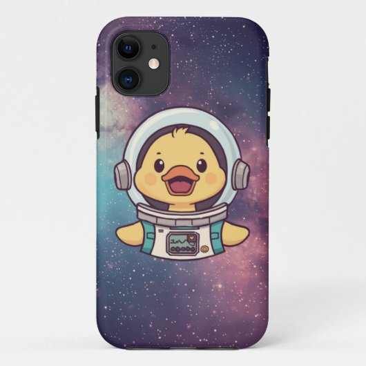 Astronaut Duck Mobile Hoesje (Achterkant)
