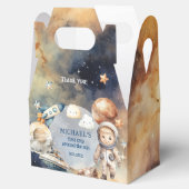 Astronaut eerste reis rond de zon gunst box bedankdoosjes (Geopend)