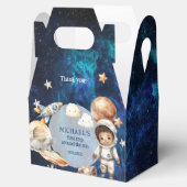 Astronaut eerste reis rond de zon gunst box bedankdoosjes (Geopend)