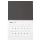 Astronaut en alien kalender (Feb 2027)