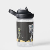 Astronaut en alien waterfles (Rechts)