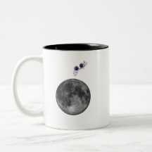 Astronaut en Maan Ruimte Mok