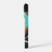 Astronaut en planeet iPhone hoesje (Linkerkant)