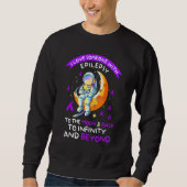 Astronaut Epilepsy Bewustheid houdt van iemand met Trui (Voorkant)