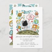 Astronaut First Birthday (Voorkant / Achterkant)