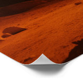 Astronaut First Human Martian on Red Planet Mars Poster (Hoek)