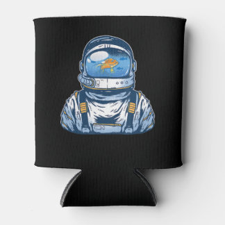 Astronaut Fishbowl Helmet Goldfish Spaceman Suit Blikjeskoeler