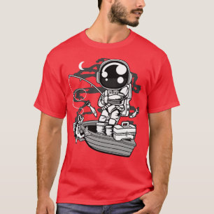 Astronaut Fisherman T-shirt