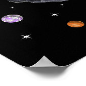 Astronaut Fitness Squats Poster (Hoek)