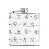 Astronaut Flask Heupfles (Voorkant)