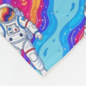 Astronaut Fleece Deken (Hoek)