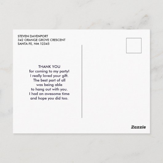 Astronaut Floating in Buitenruimte Briefkaart (Achterkant)