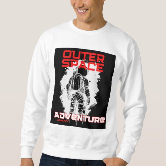 Astronaut Floating in Outer Space Design Trui (Voorkant)