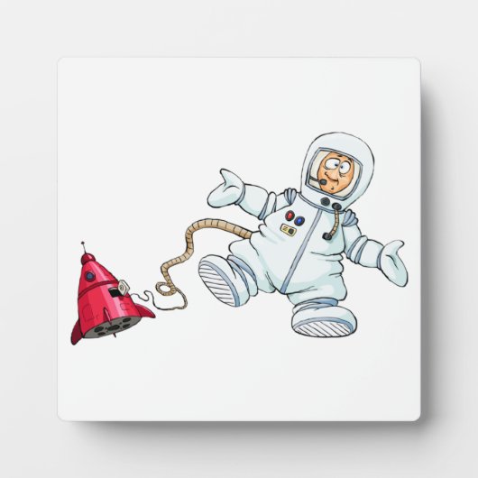 astronaut fotoplaat (Voorkant)