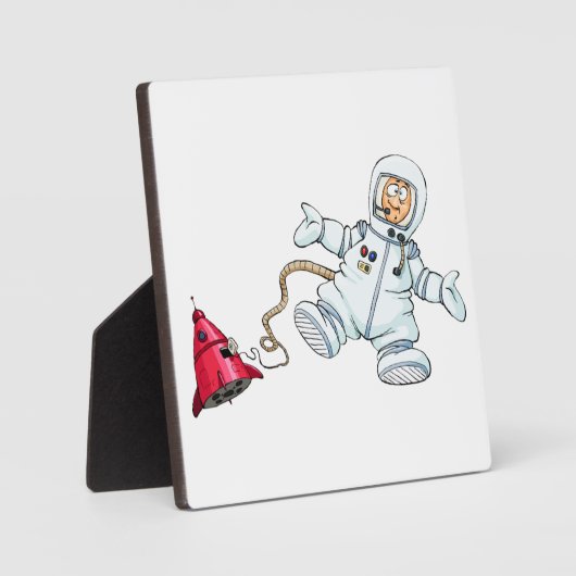 astronaut fotoplaat (Voorkant)