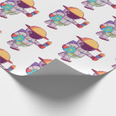 Astronaut , Funny Planets Cadeaupapier (Hoek)