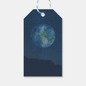 Astronaut Galaxy Birthday Cadeaulabel (Achterkant)