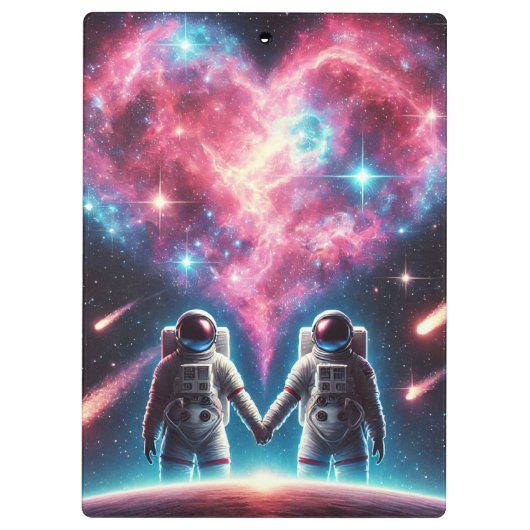 Astronaut Galaxy Klembord (Achterkant)
