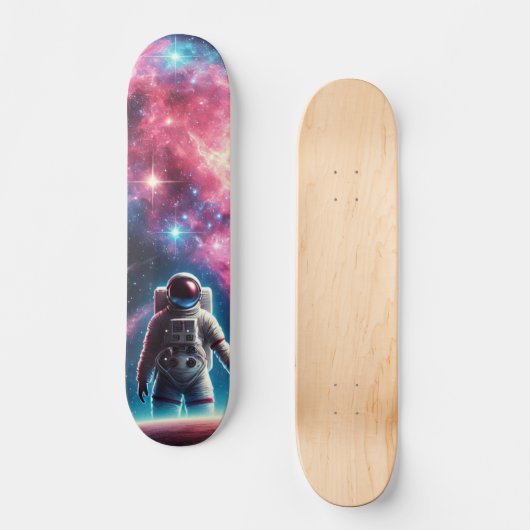 Astronaut Galaxy Skateboard Deck (Recto)
