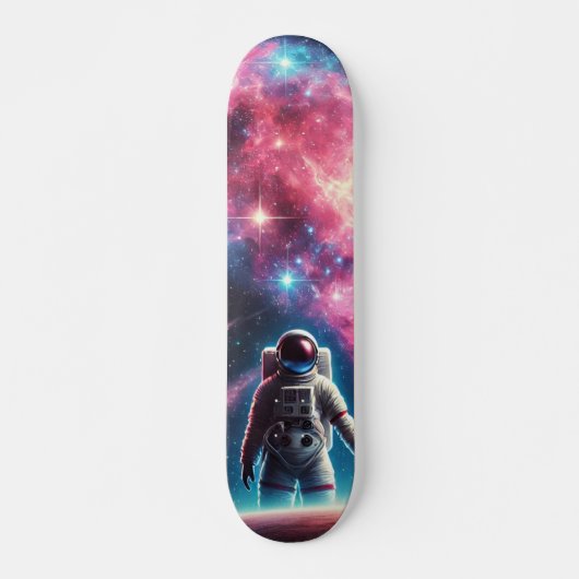 Astronaut Galaxy Skateboard Deck (Devant)