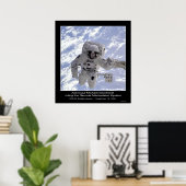 Astronaut Gernhardt-STS-69 Shuttle Mission NASA Poster (Thuiskantoor)