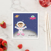 Astronaut girl servetten (Insitu)