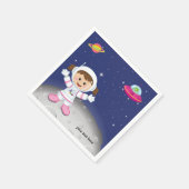 Astronaut girl servetten (Hoek)
