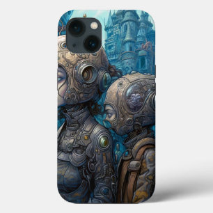 Astronaut Girls Surreal Science Fiction iPhone 13 Hoesje