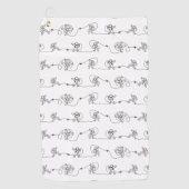 Astronaut Golf Towel Golfhanddoek (Voorkant)