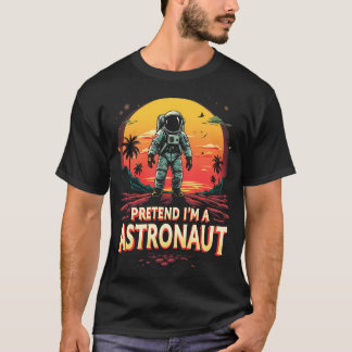 Astronaut Halloween doet alsof ik een astronaut be T-shirt